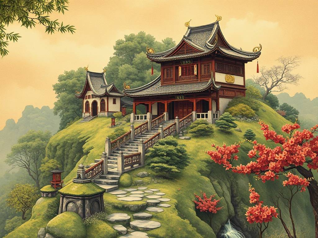 阳宅与路的风水图解