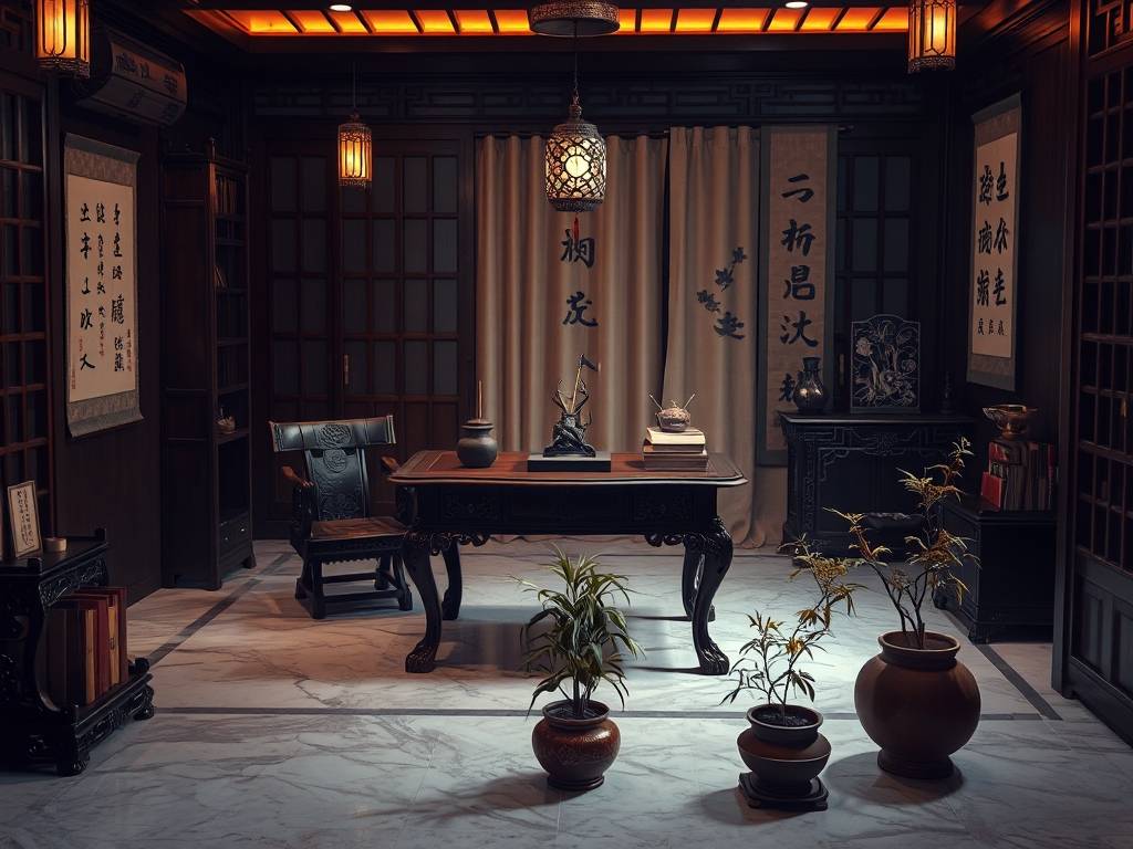 书房布置风水讲究图片大全
