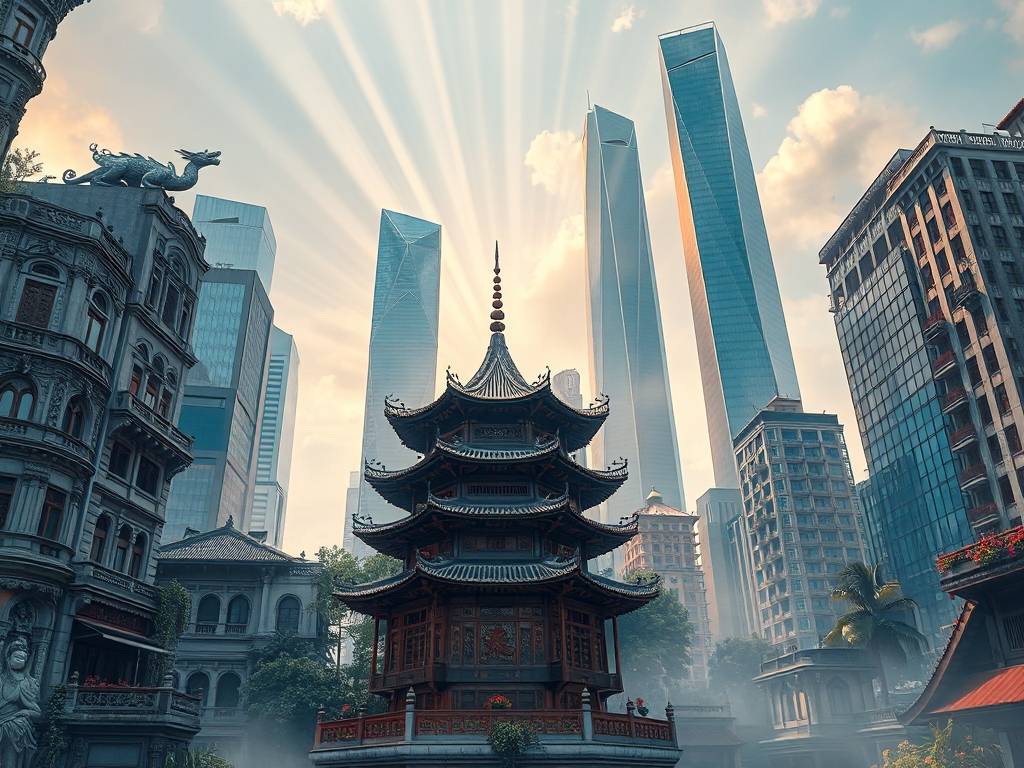 梦见上海的建筑风格变了