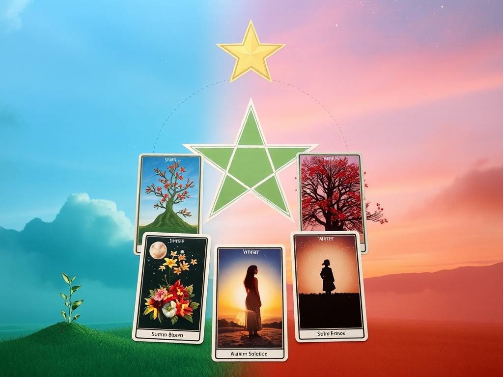 四季塔罗牌阵的五张牌
