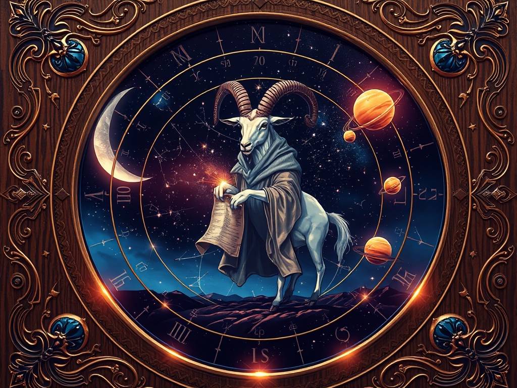 摩羯座天文星象图