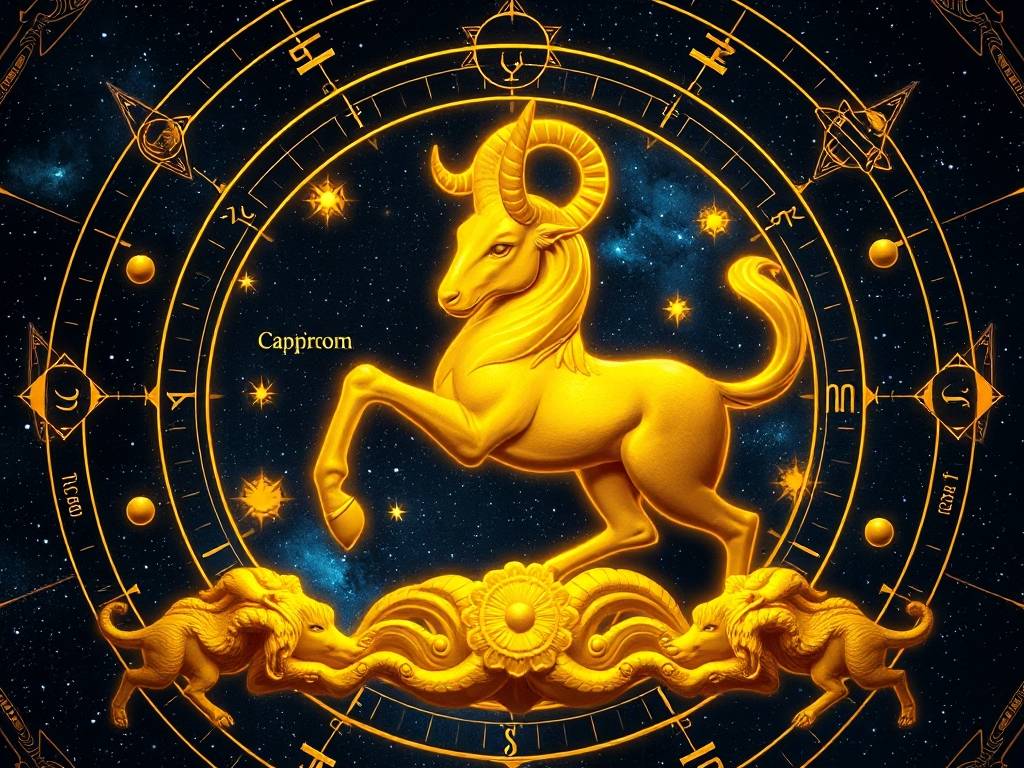 摩羯座天文星象图