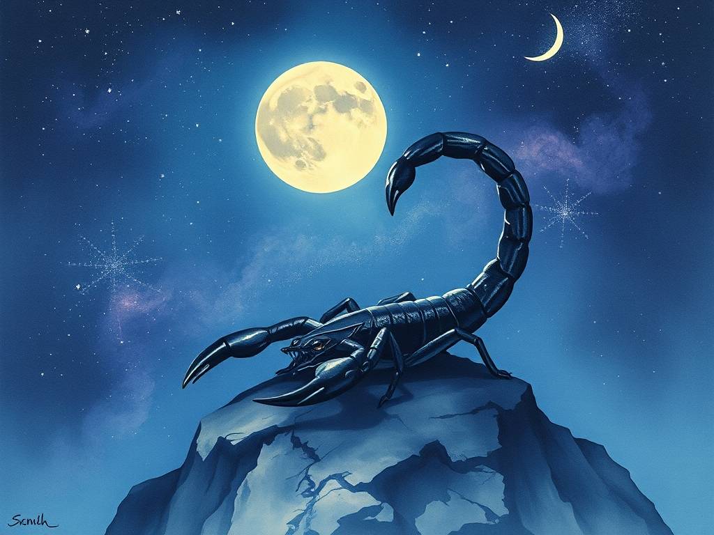 天蝎座图片唯美头像 星空图