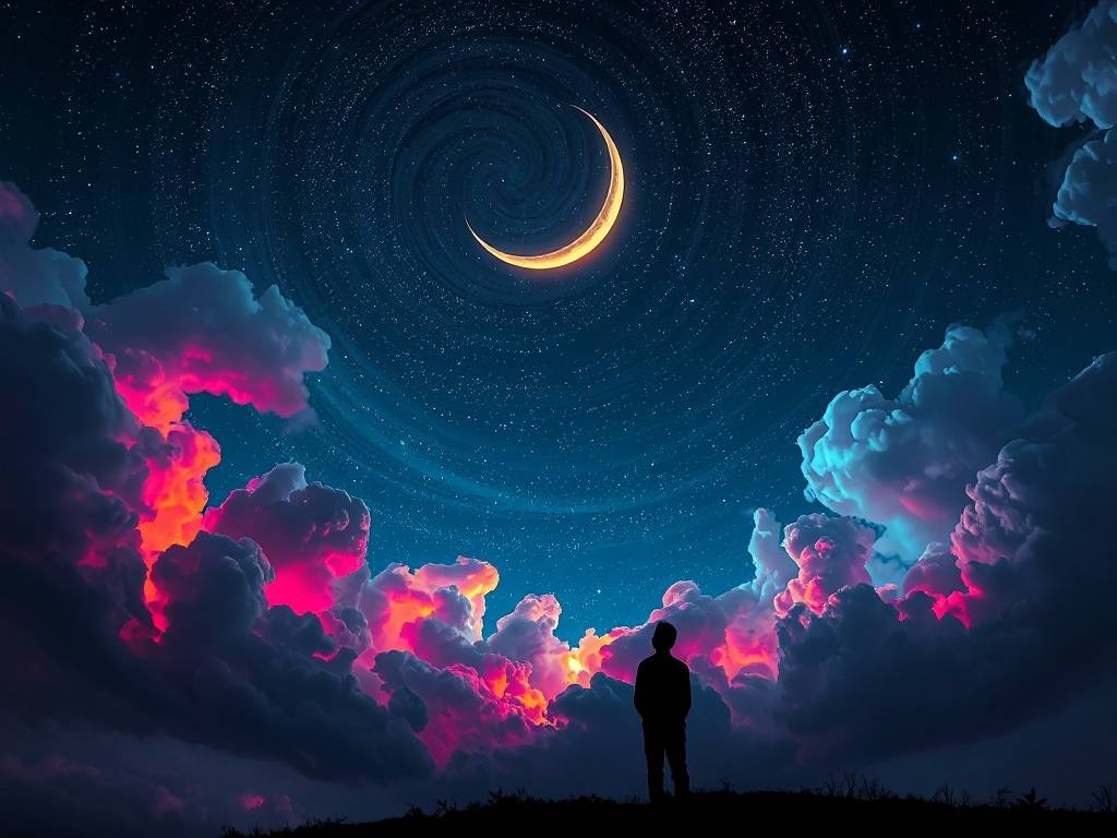 梦见星空出现美丽奇观