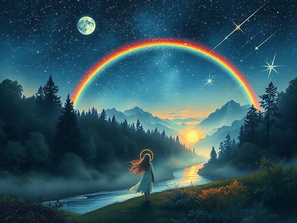 梦见星空出现美丽奇观