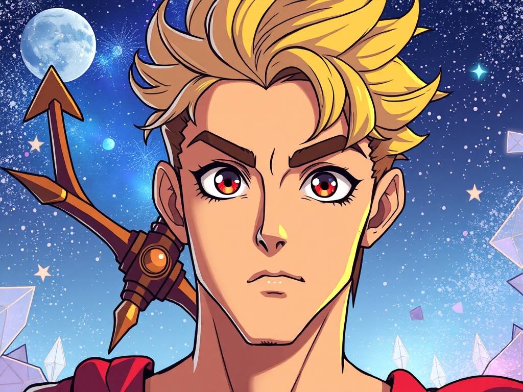 射手座超帅明星男生头像动漫