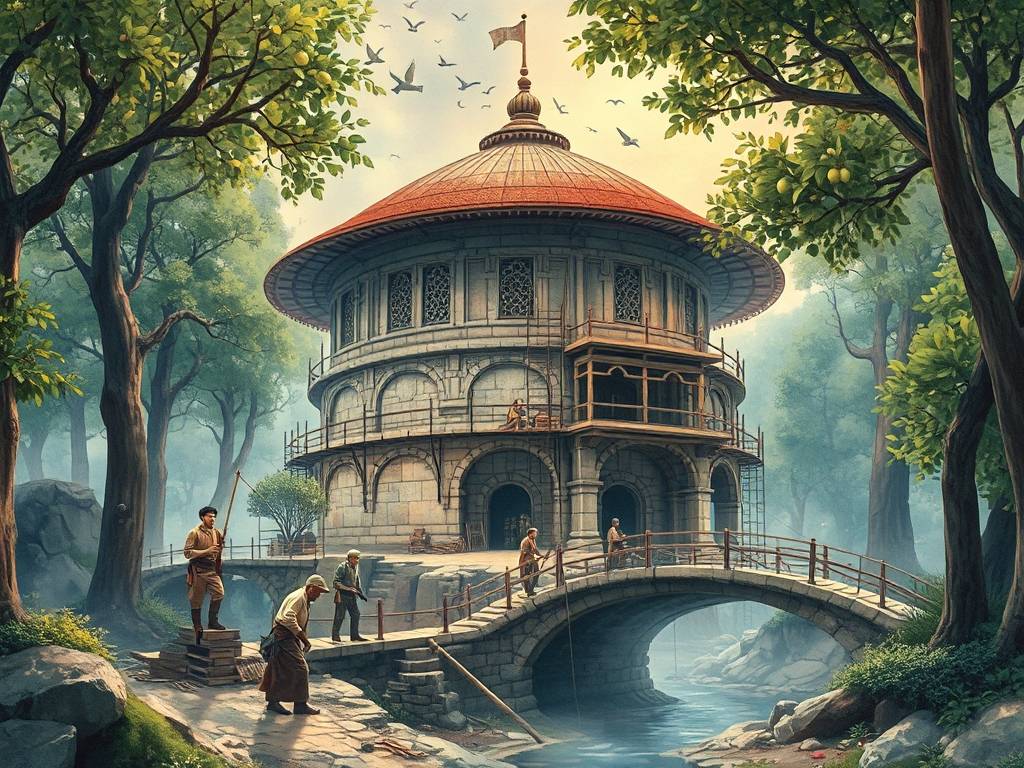 梦见别人在建房子施工