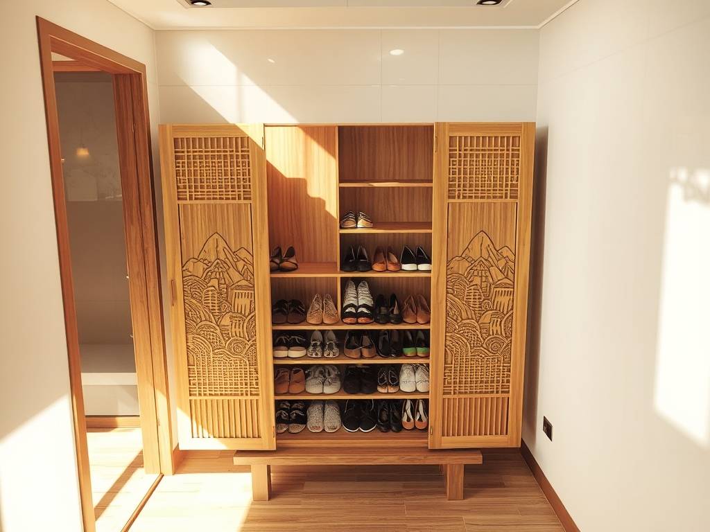 鞋柜阳台柜柜门图片