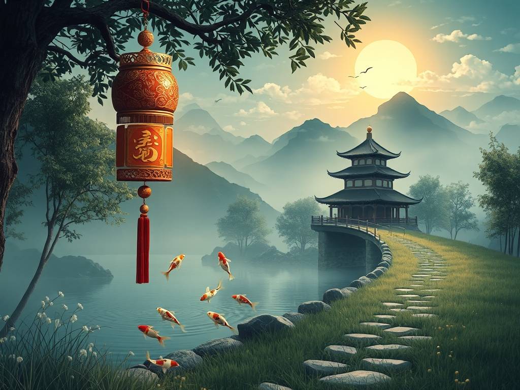 风水招财图片手机壁纸