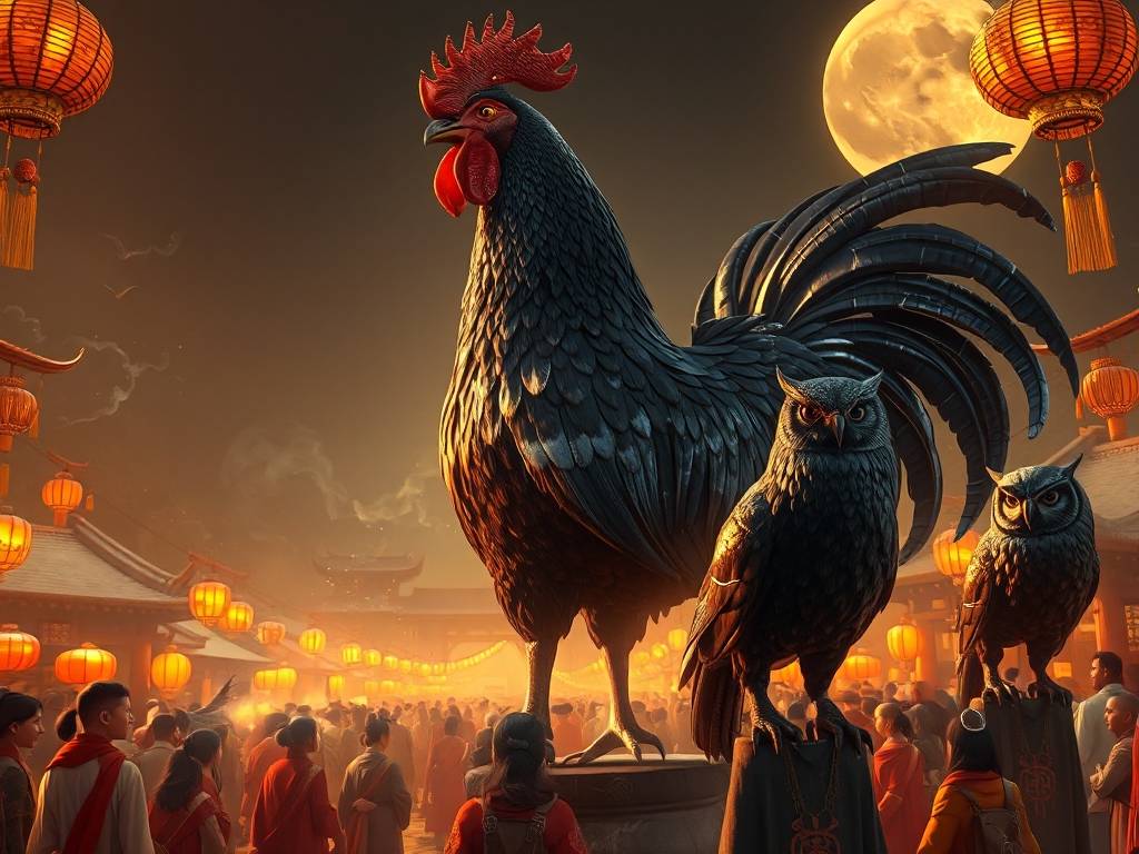 黑曜石属鸡的守护神