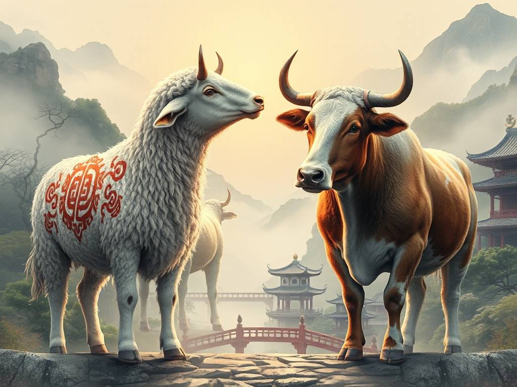 属羊和牛是不是不配