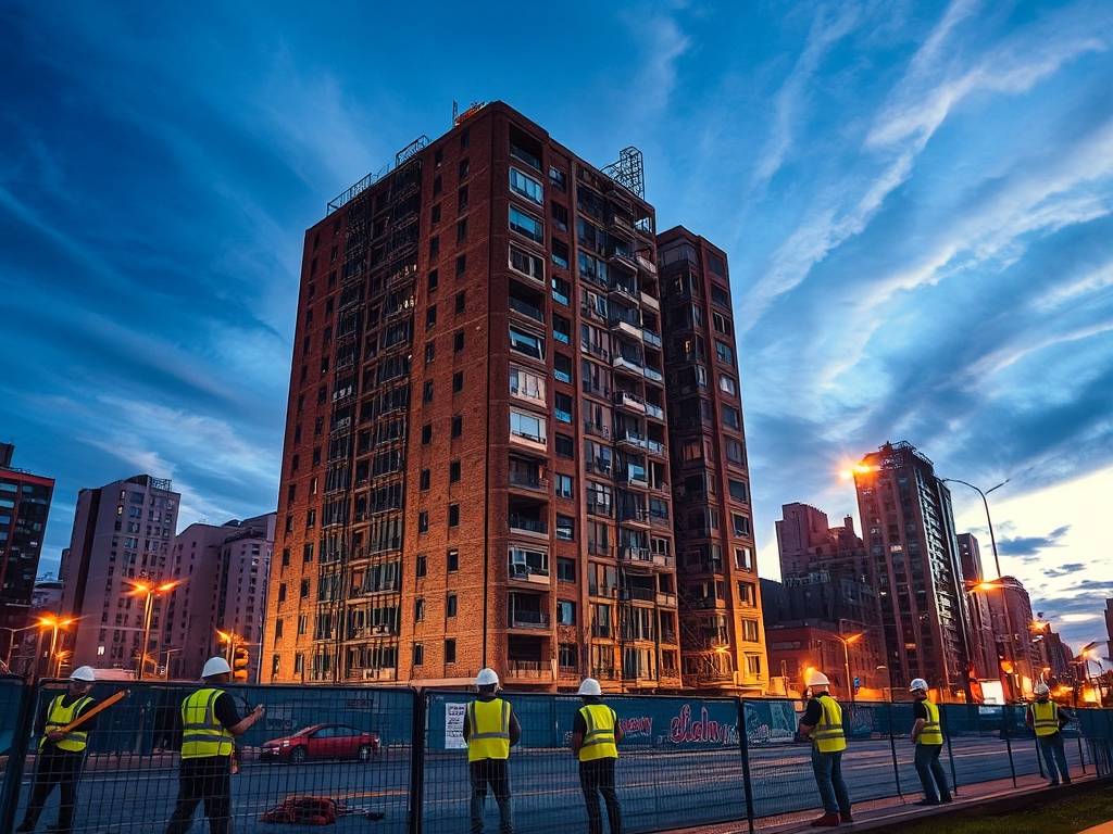 梦见建筑工人拆楼房了啥意思