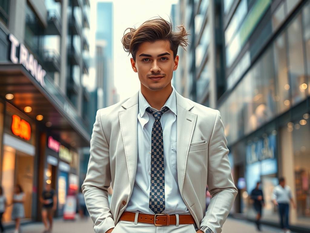 时尚潮流射手座图片男生