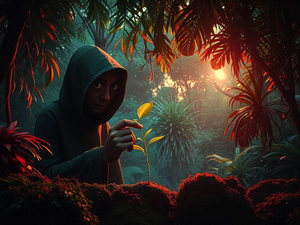 梦见掐植物的尖