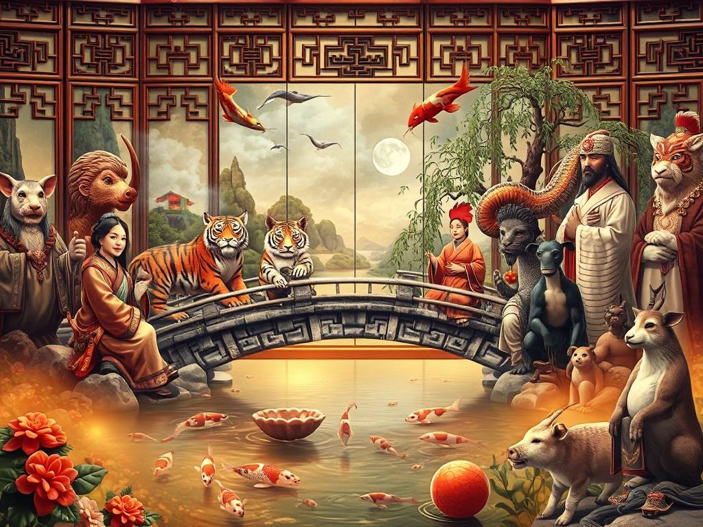 星座生肖运势图片配对大全