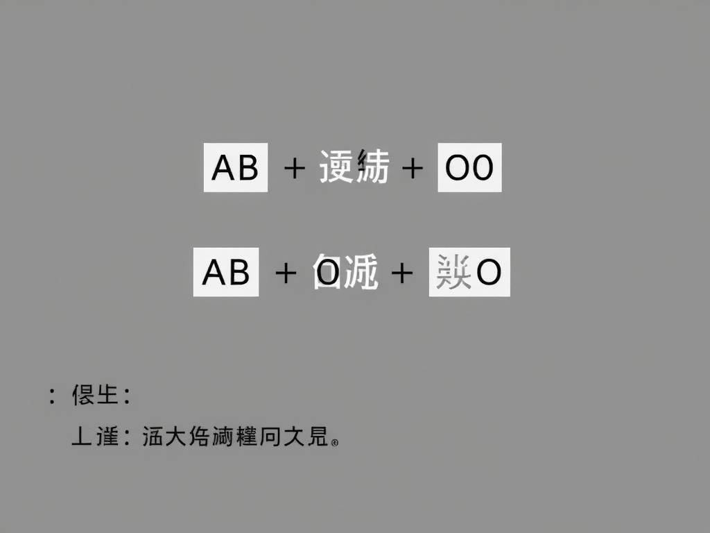 ab型和o型血的人结合生成的孩子是什么血型
