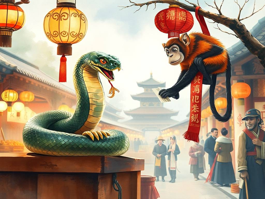 属蛇与属猴生意合不合财