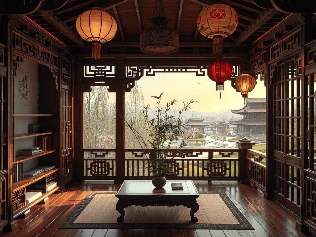 阳台书房布局风水图片
