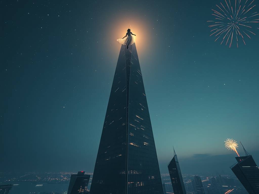 梦见爬上很高的建筑顶