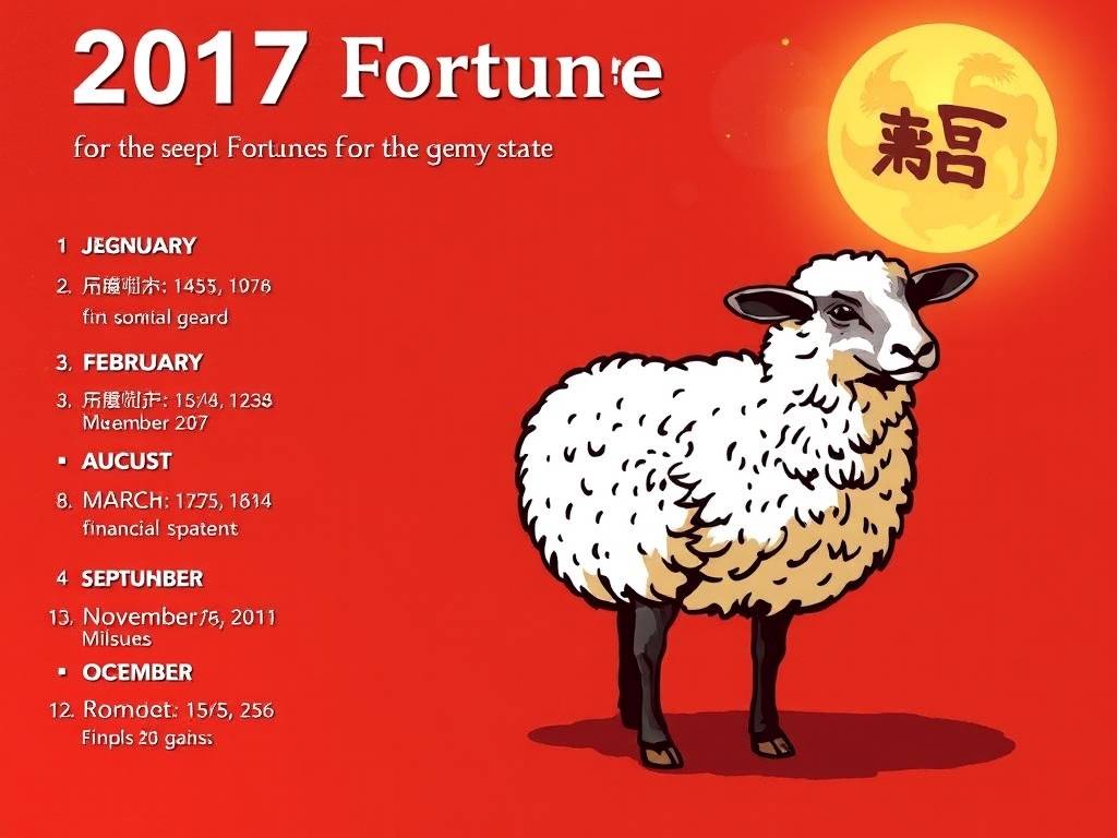 属羊每月运势2017年财运