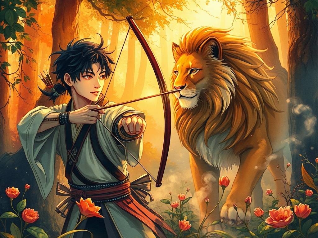 射手男和狮子女的爱情故事