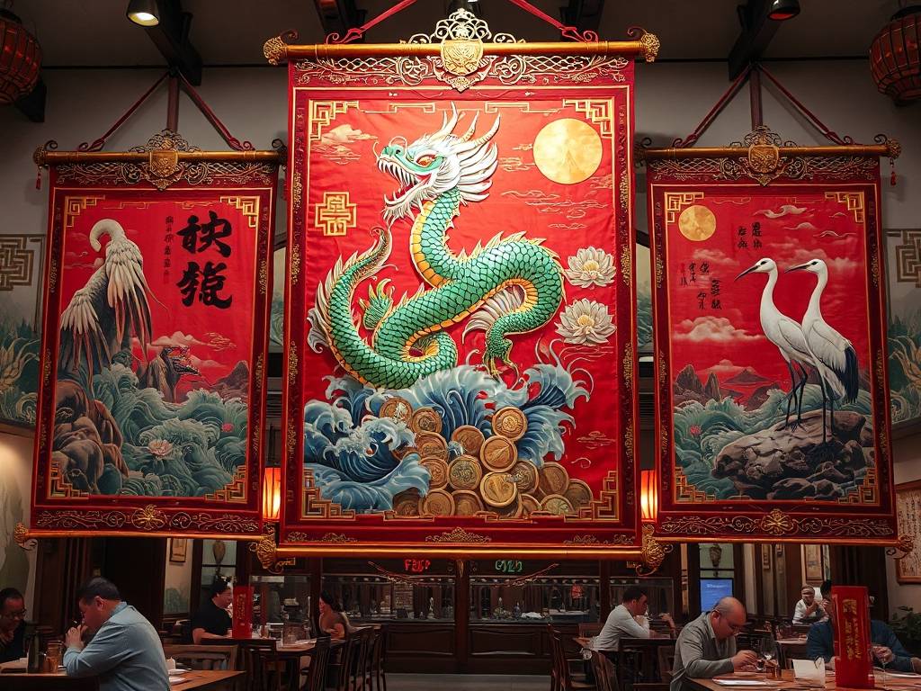 餐厅挂画图片大全 招财