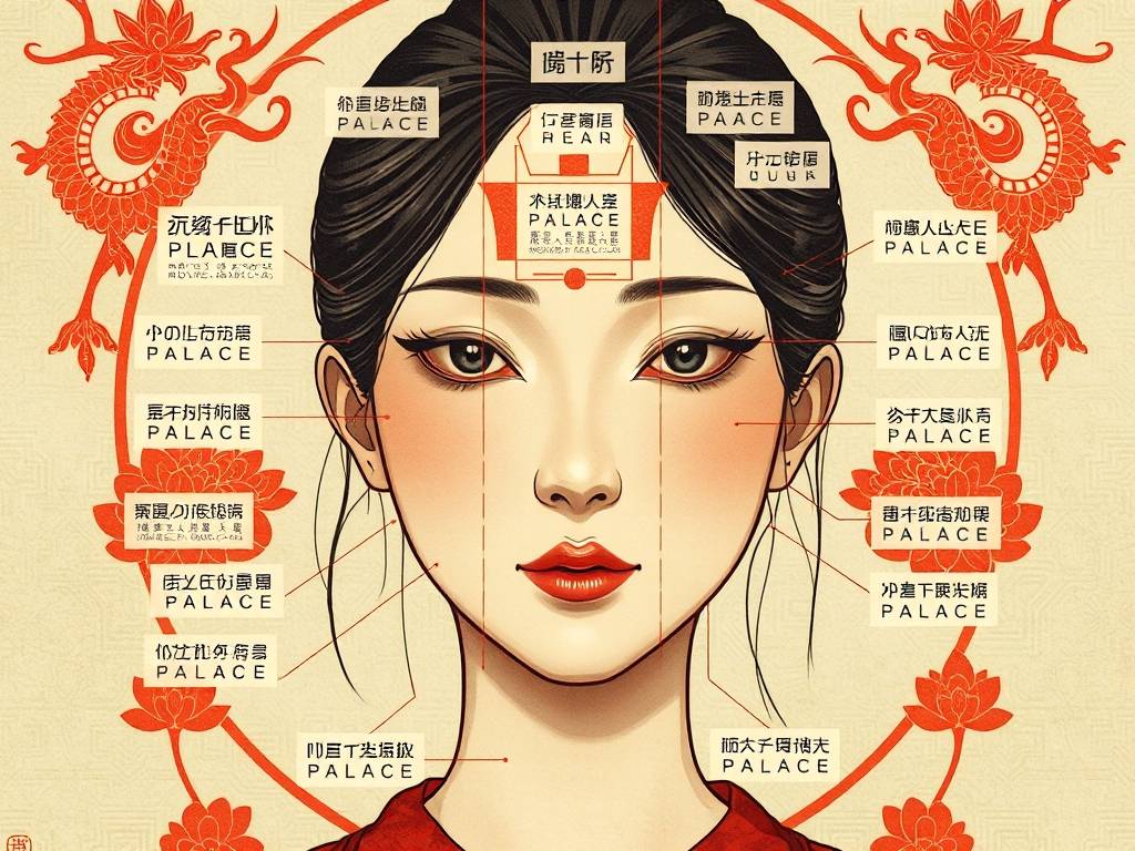 面相十二宫位详解图解女生
