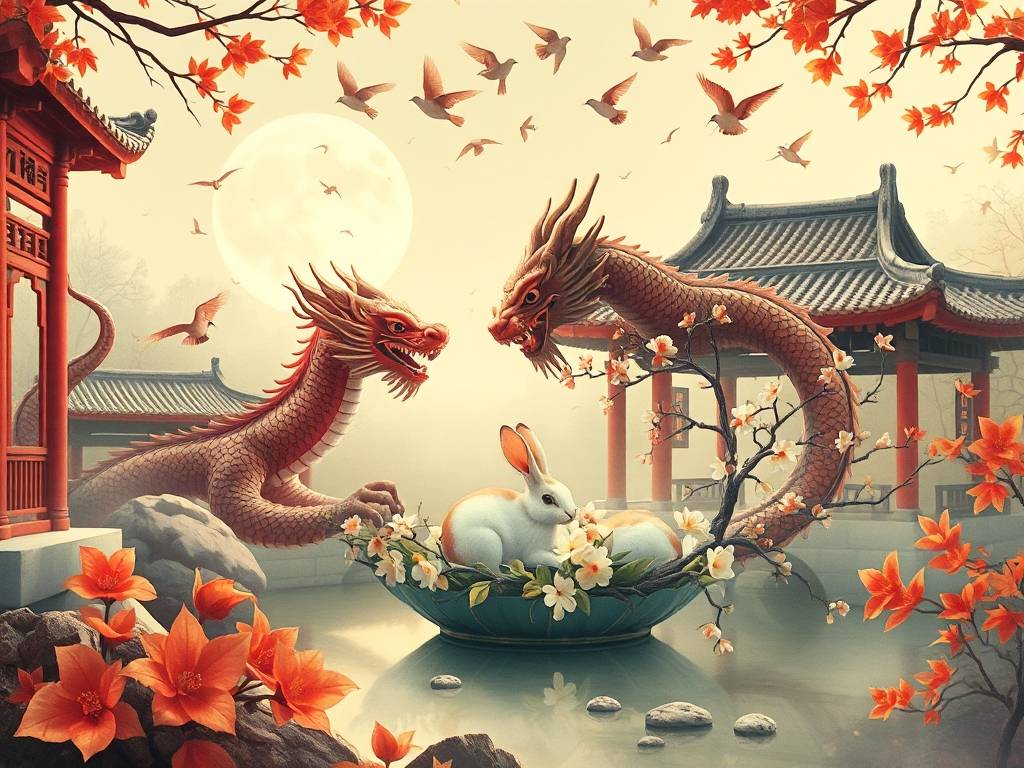 属龙属兔的姻缘好吗