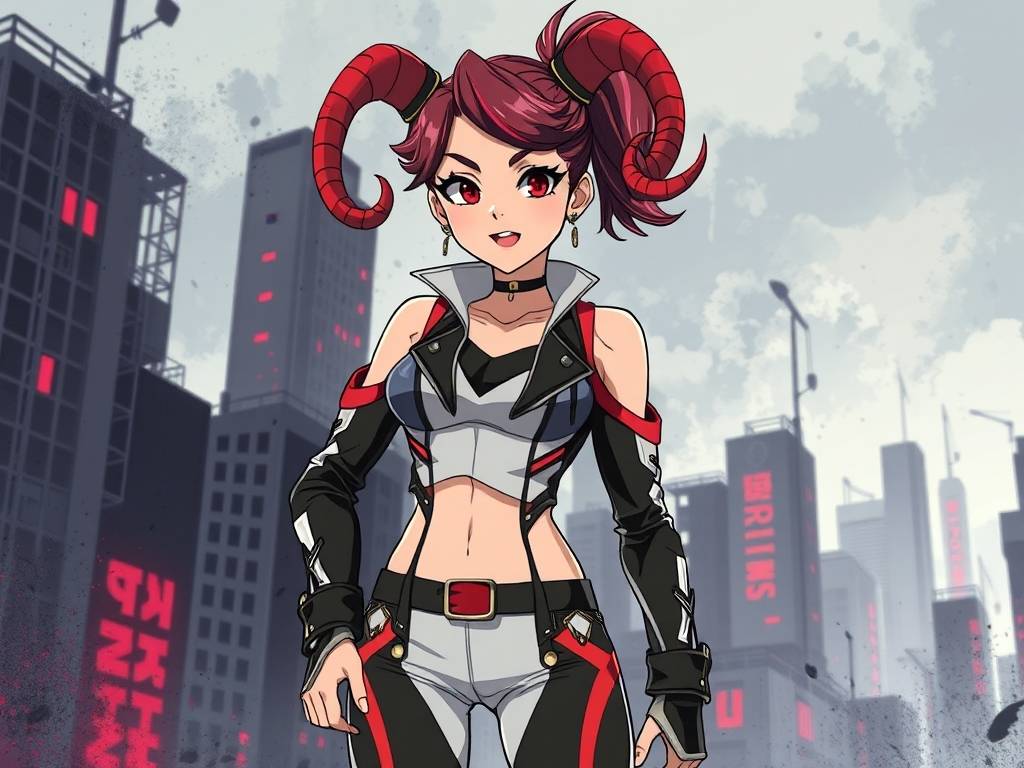 白羊座时尚图片女生霸气头像动漫