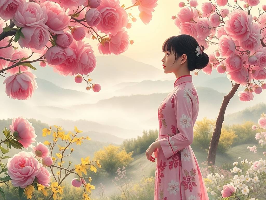梦到桃花林桃花盛开