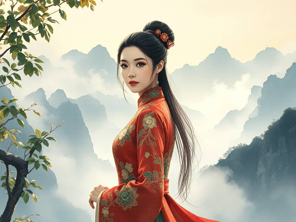 英气骨相美女照片