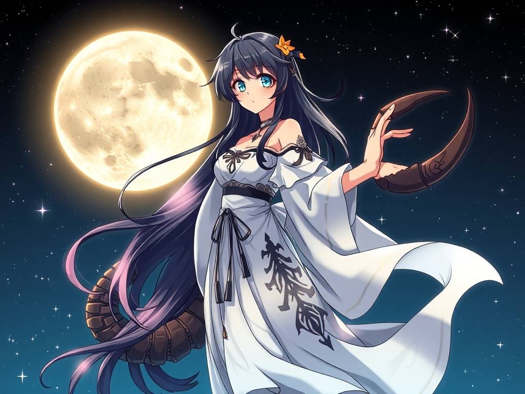 关于天蝎座明星壁纸动漫美女的信息
