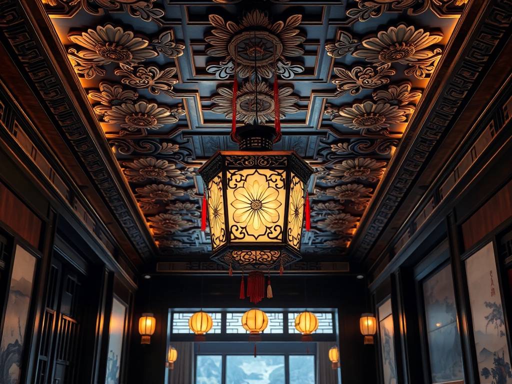 玄关吊棚造型图片大全