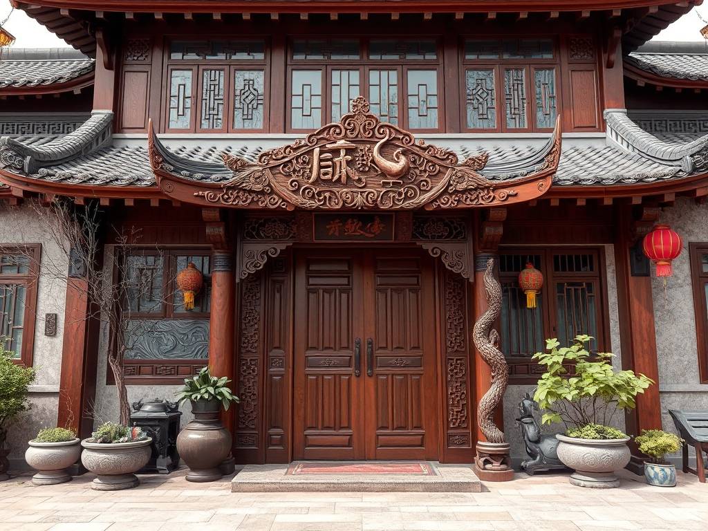 入户大门风水设计图