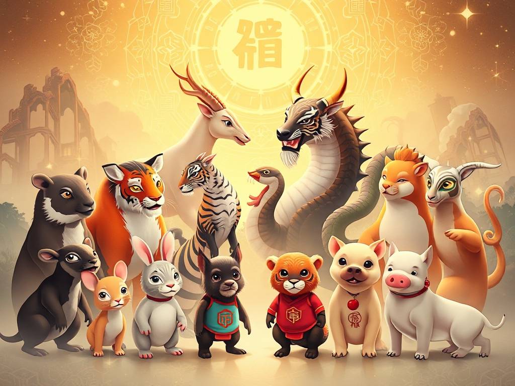 十二生肖和十二星座的配对
