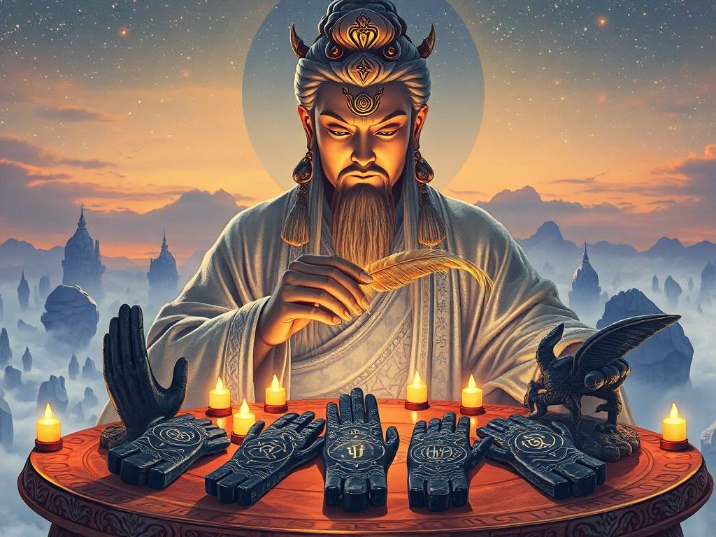 大神仙看手相图解