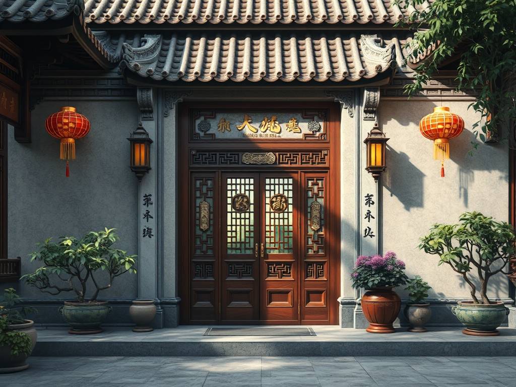 入户大门风水尺寸图