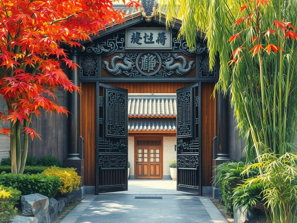 入户大门风水尺寸图