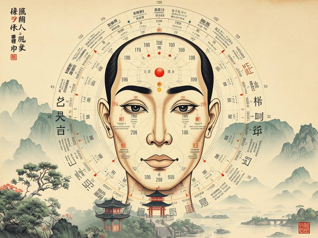 面相十面相十二宫图解分析
