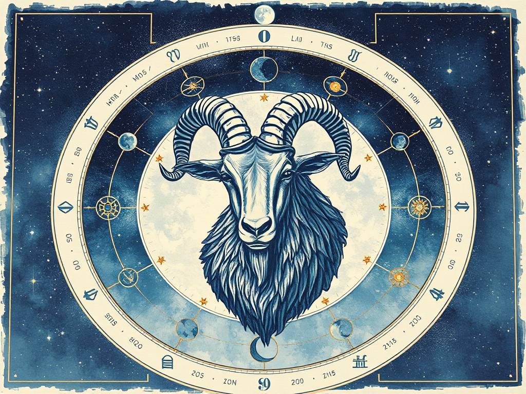 摩羯座情感星盘分析图