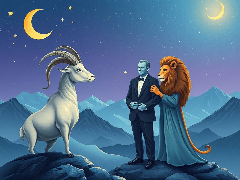 摩羯座的爱情星座配对图片大全