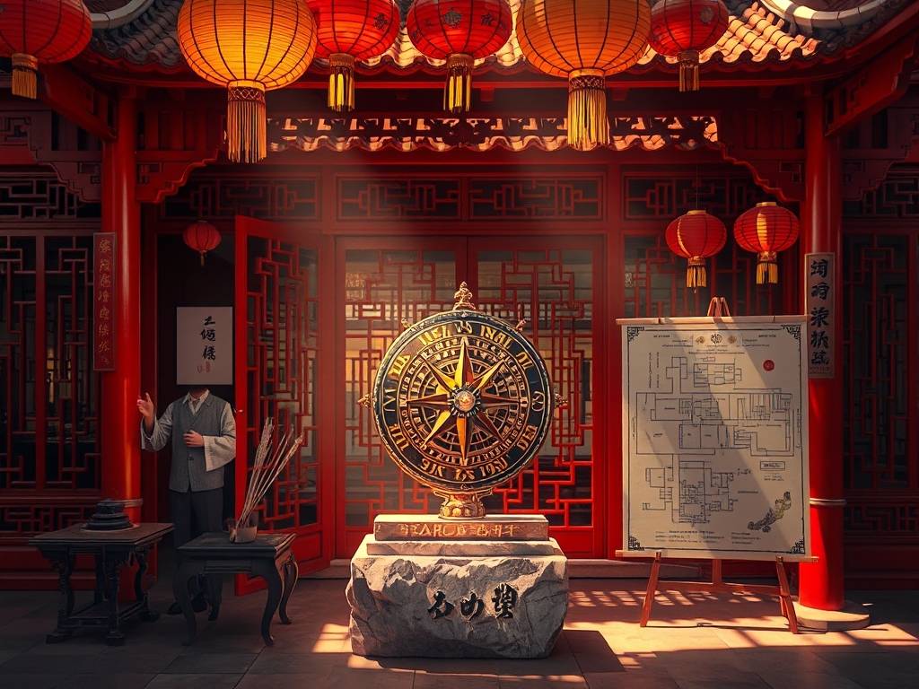 店面风水布局罗盘怎么摆