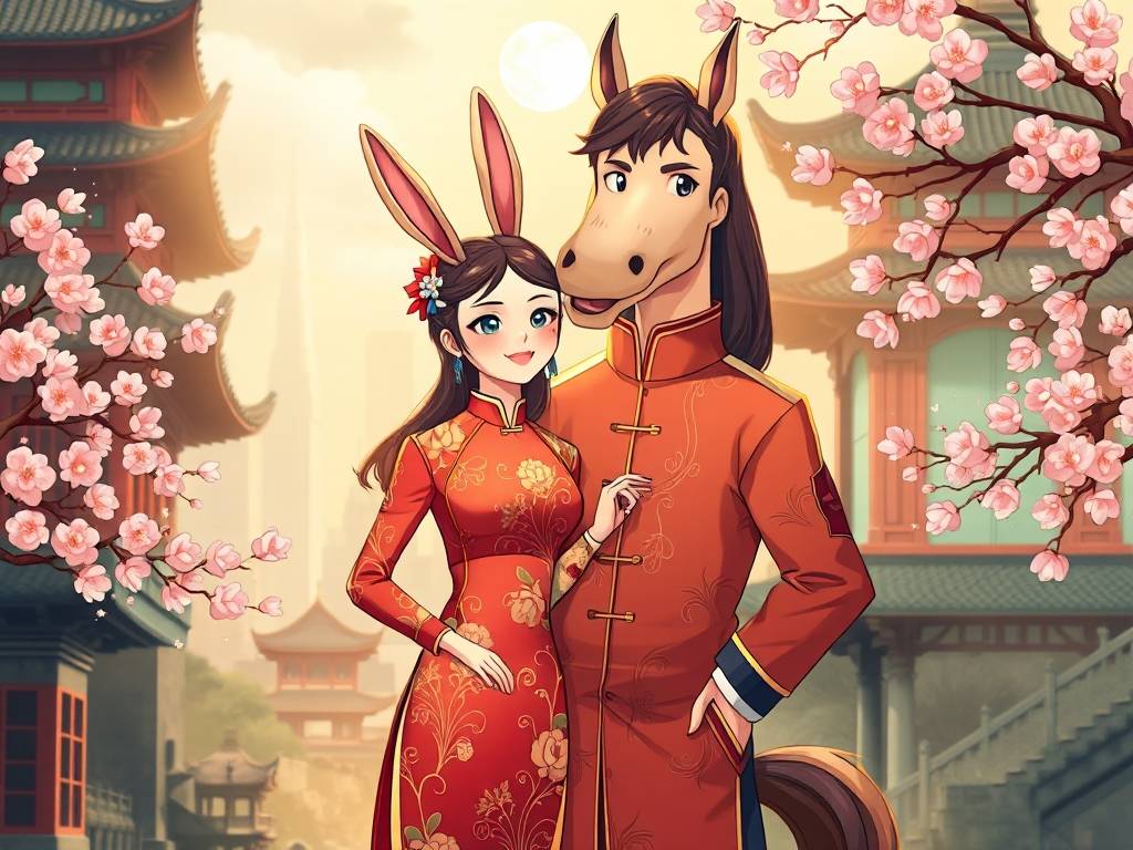 87兔女和90马男的合不合