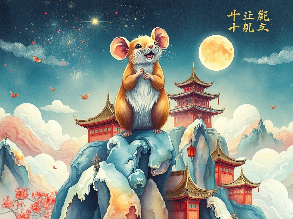 鸡年属鼠每月运势运程图
