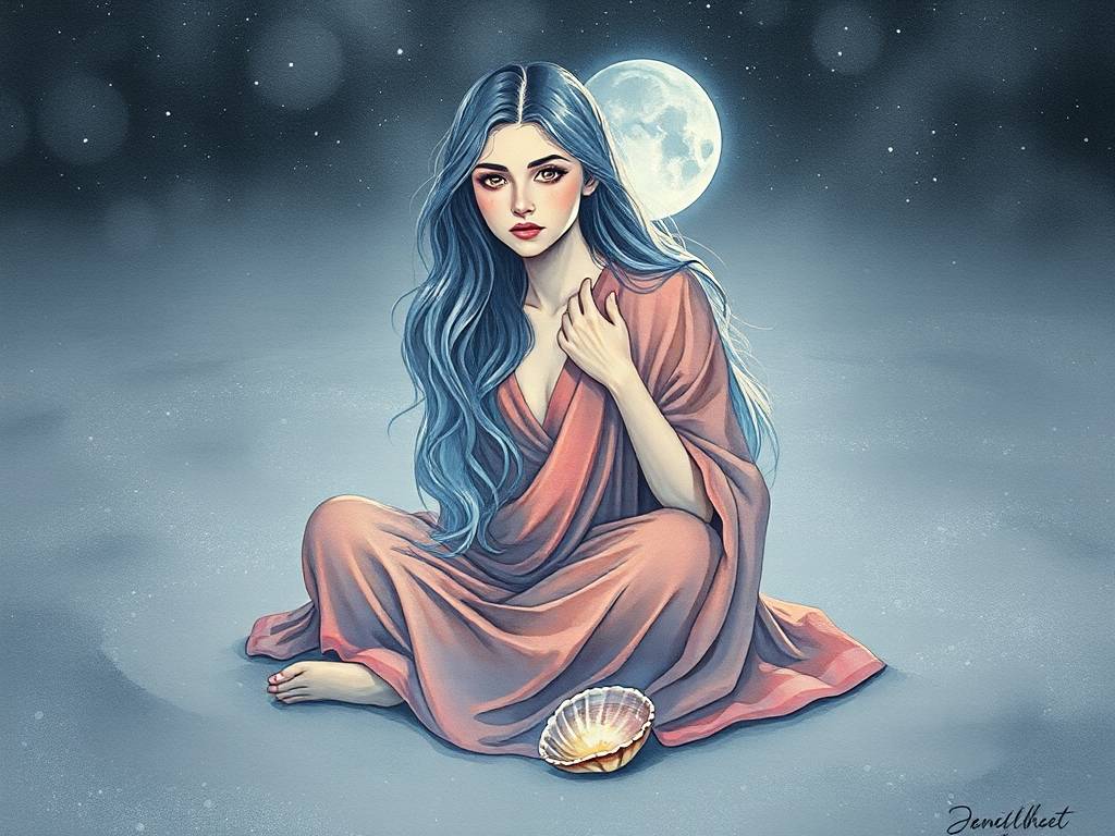 被情感所伤的双鱼女