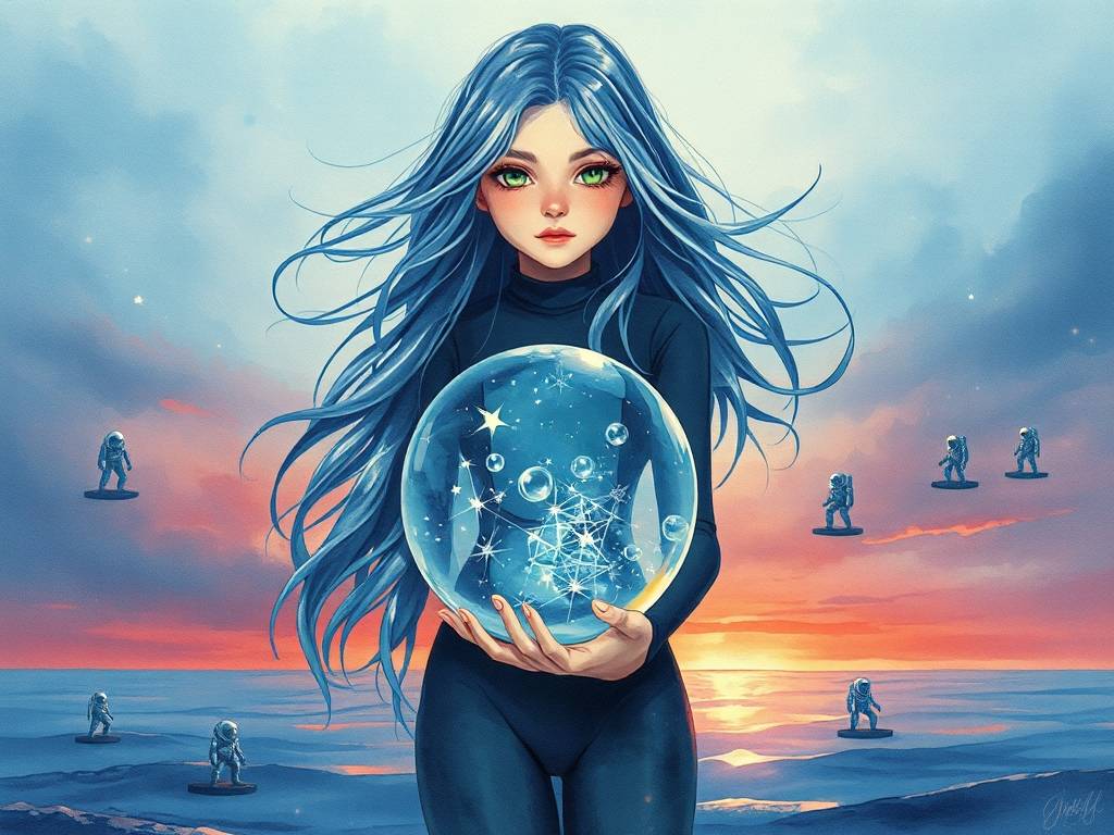 水瓶女生的性格很古怪