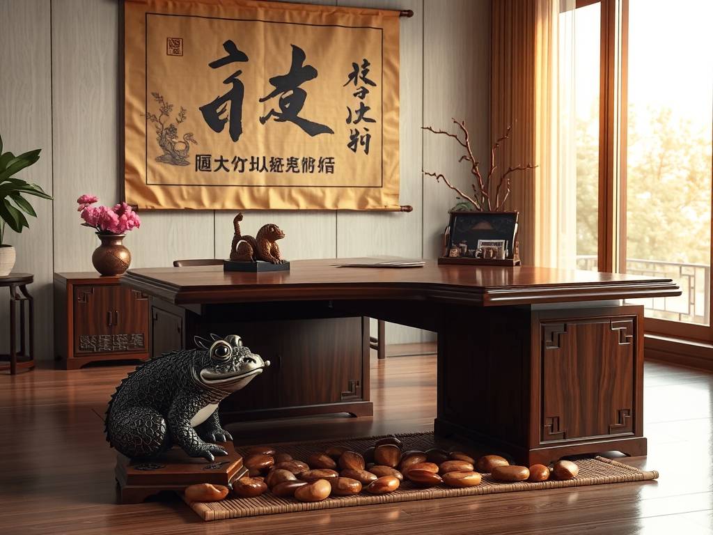 风水办公桌上放什么最旺财