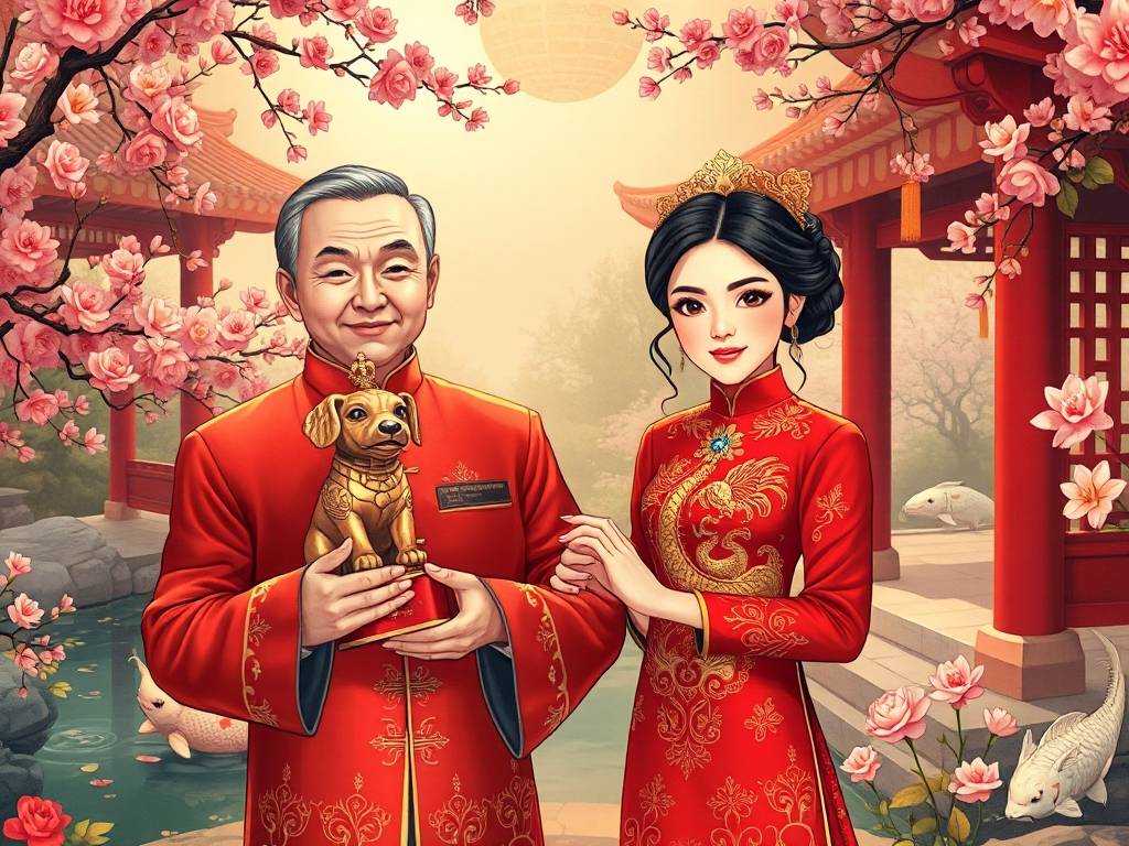 老公属狗我属龙我俩过的很好