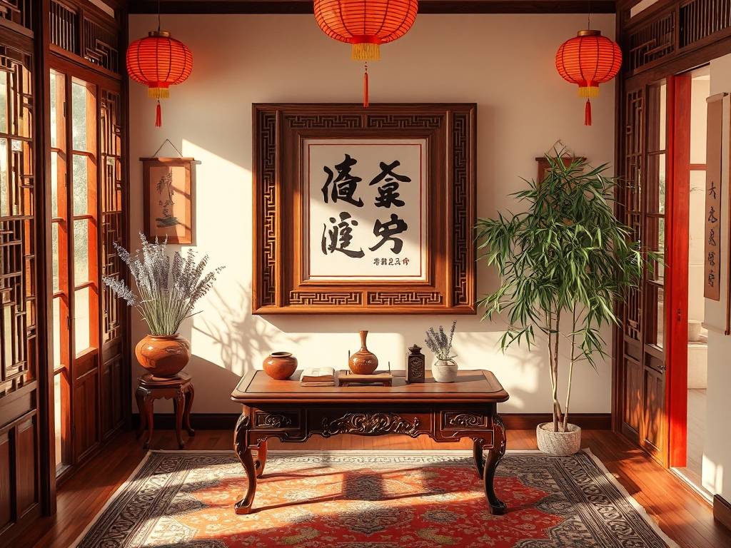 家居风水挂字图片大全