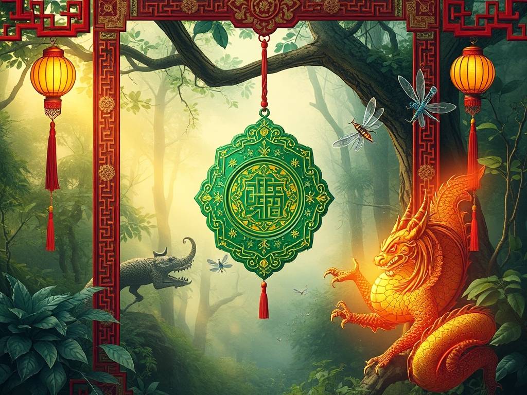 天官赐福化煞开运图